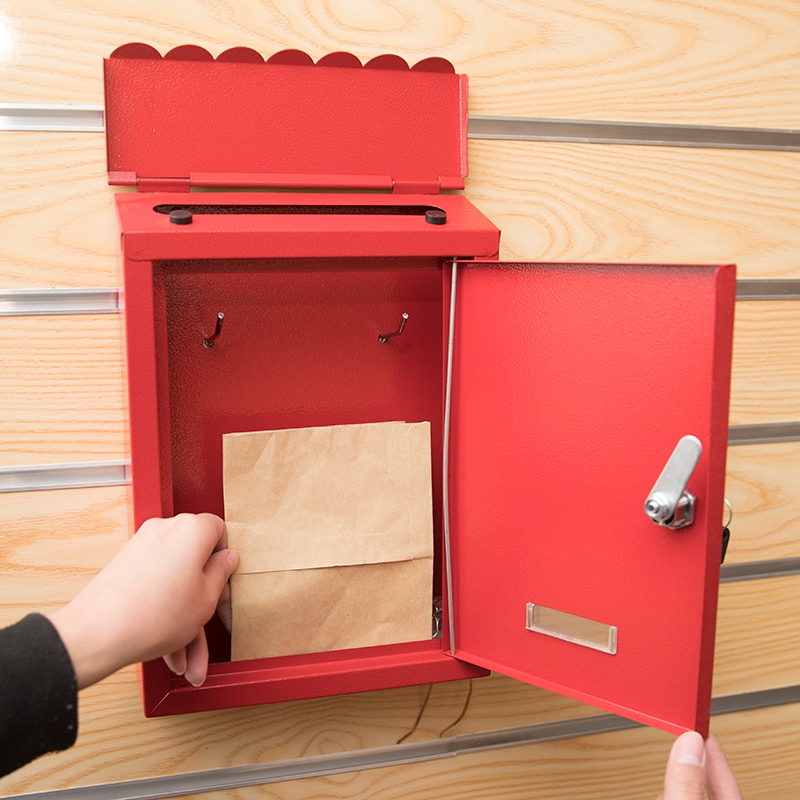 Small Red Color Outdoor Weatherproof Mailboxes