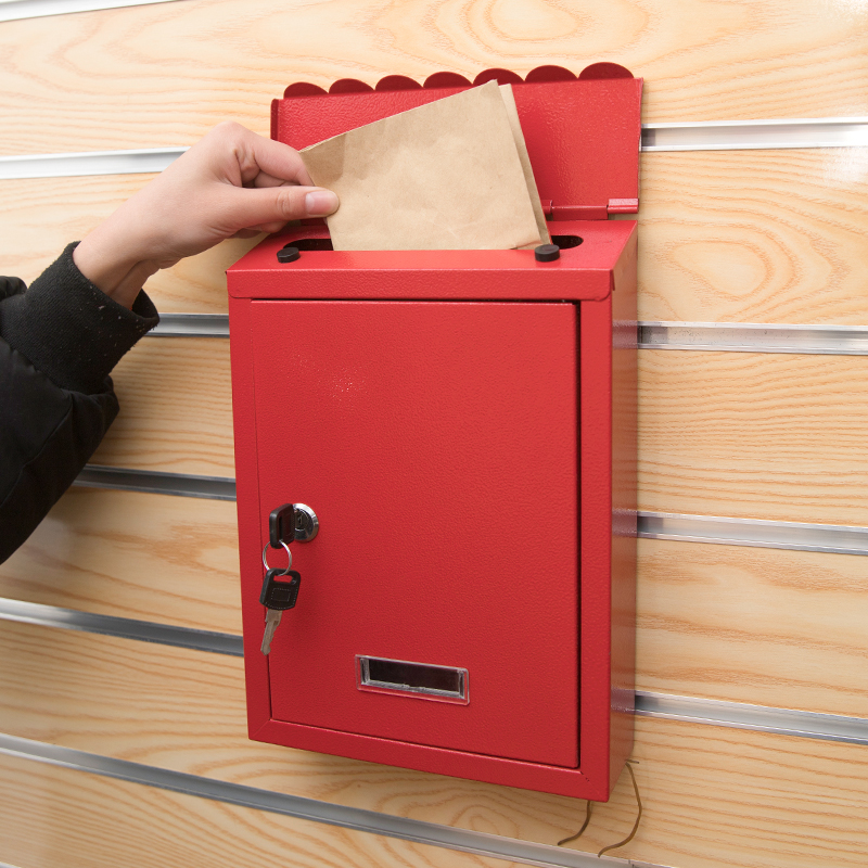 Small Red Color Outdoor Weatherproof Mailboxes