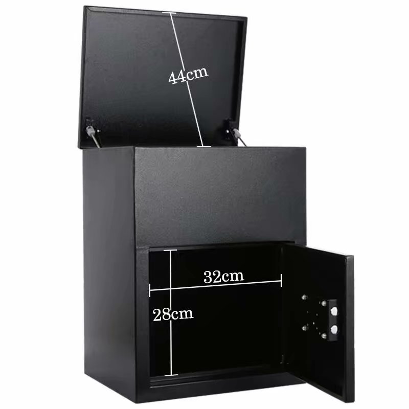 metal large wall mounted parcel drop box for package parcel delivery box outdoor