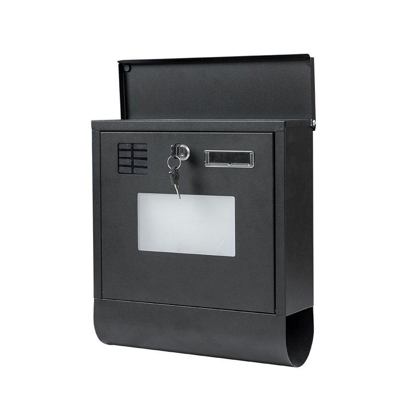 mailbox with viewing window modern  office postbox