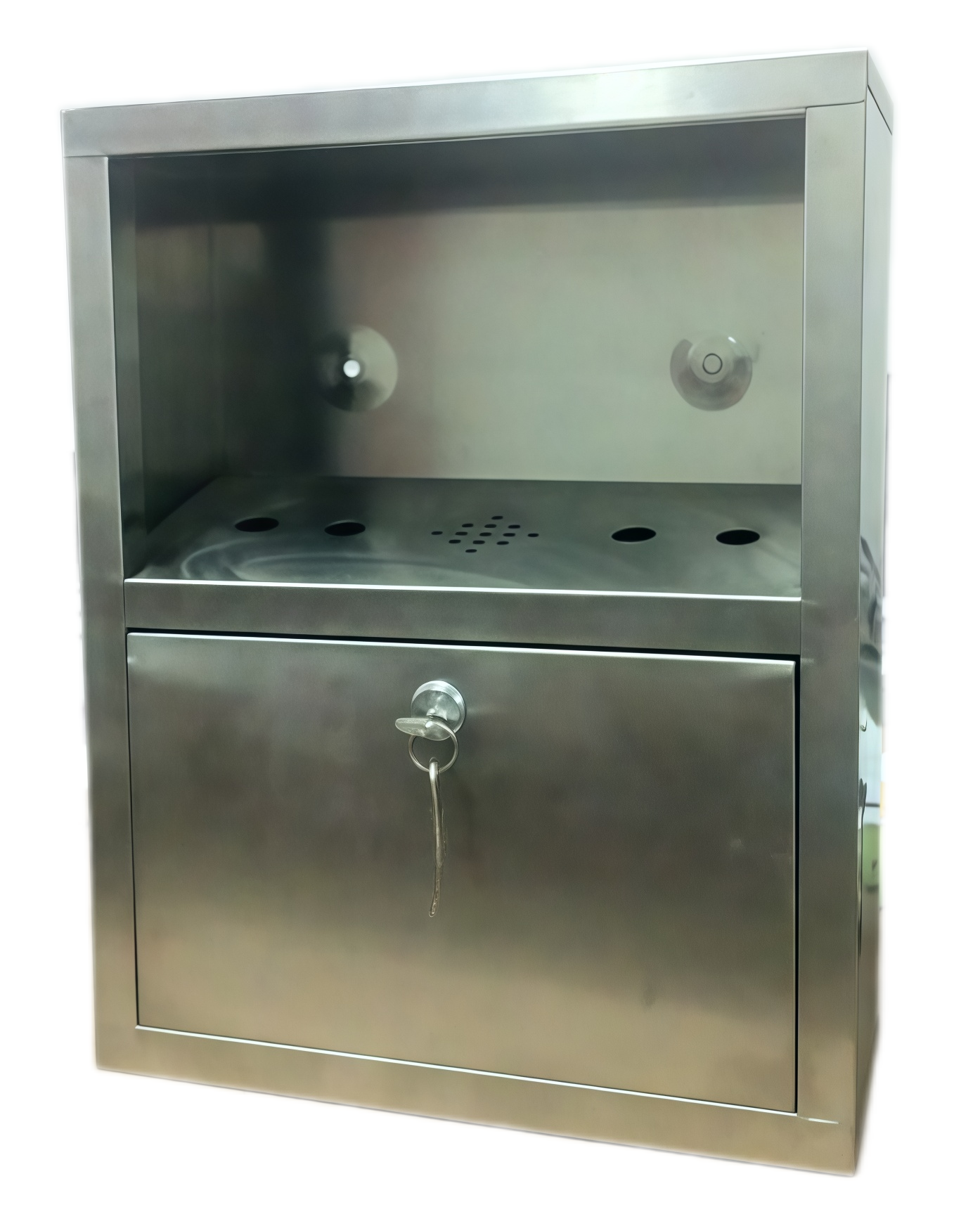 Wall ashtray with roof