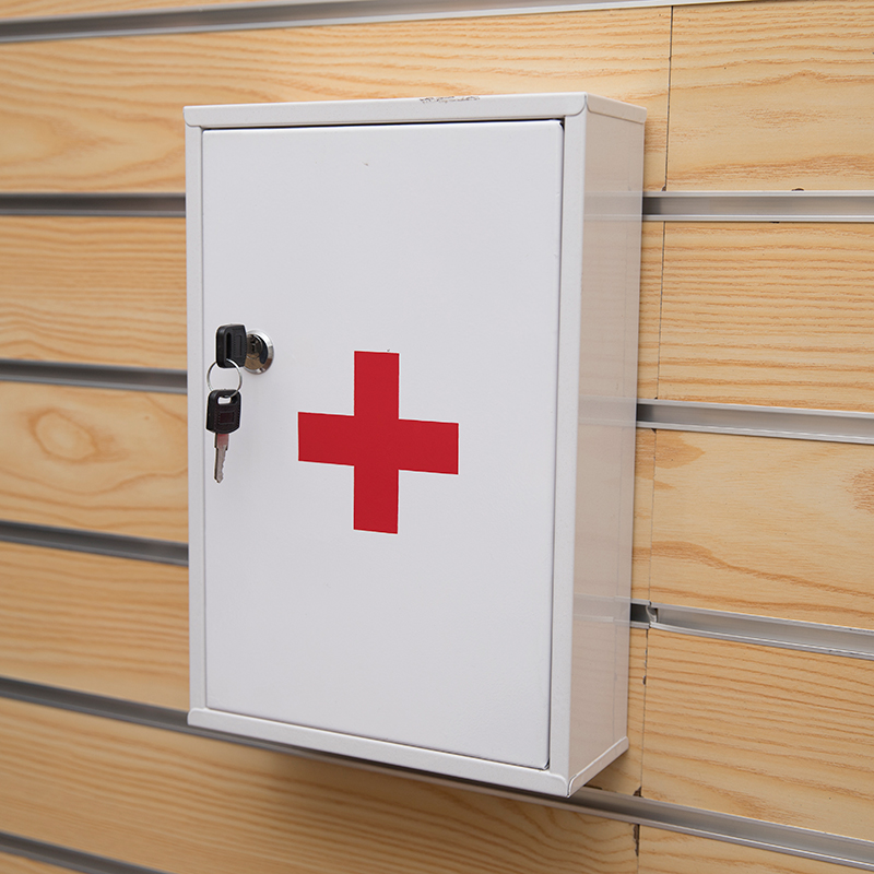 Hot selling steel metal first aid box wall mounted medicine cabinet