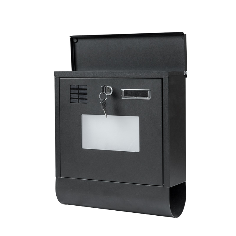 Mailbox with viewing window modern  office postbox