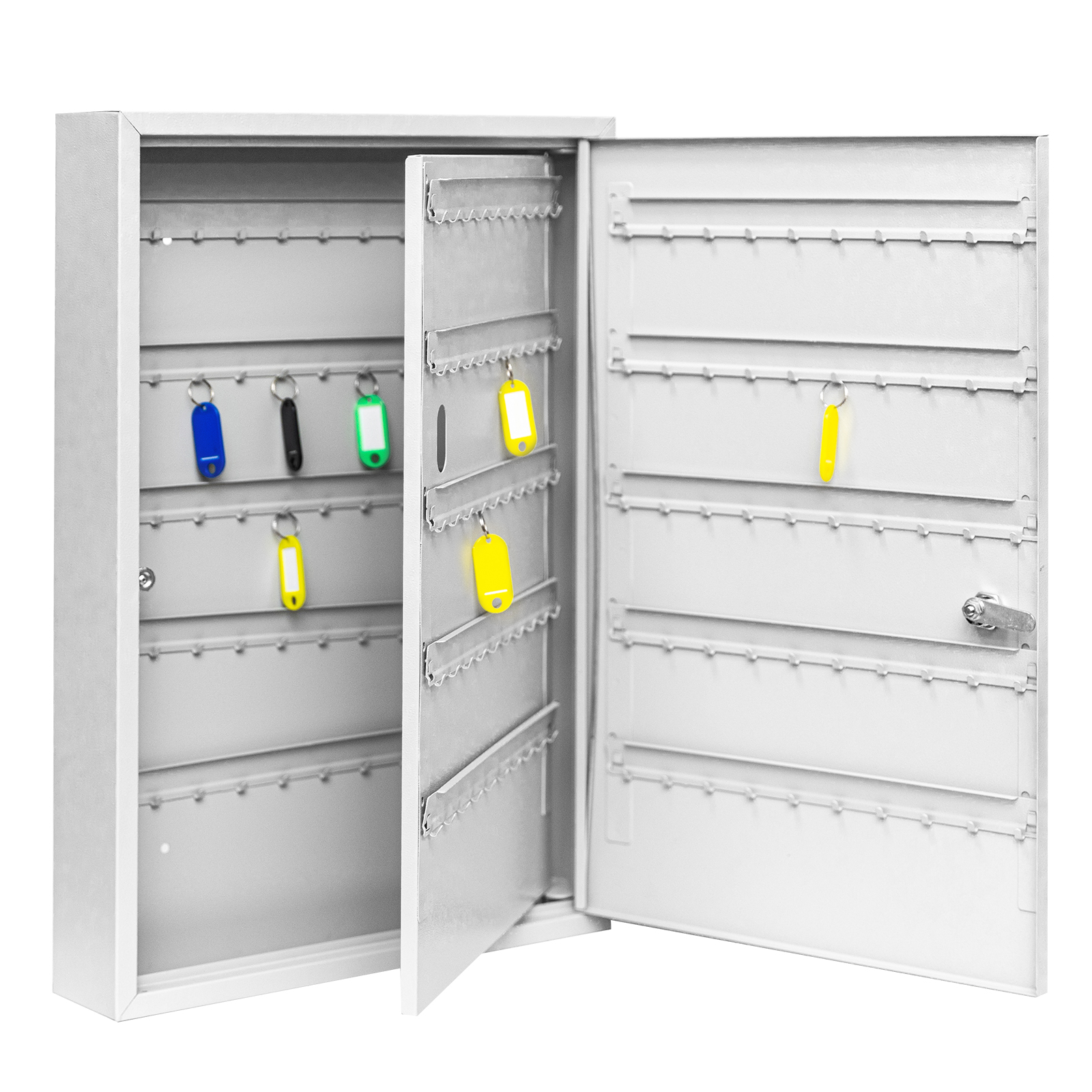 secure key box large metal key box with 200 hooks metal wall mounted key box Key cabinet with lock key cabinet