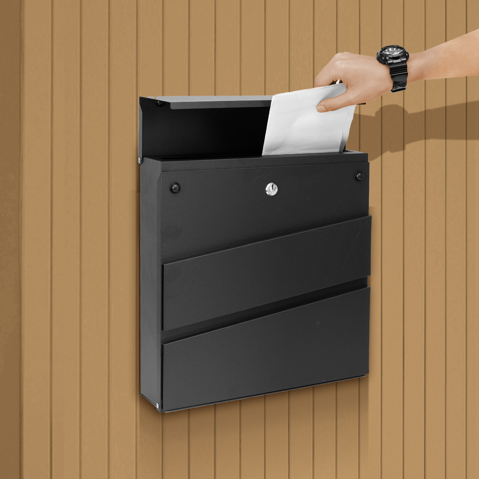 wall mounted modern mailbox