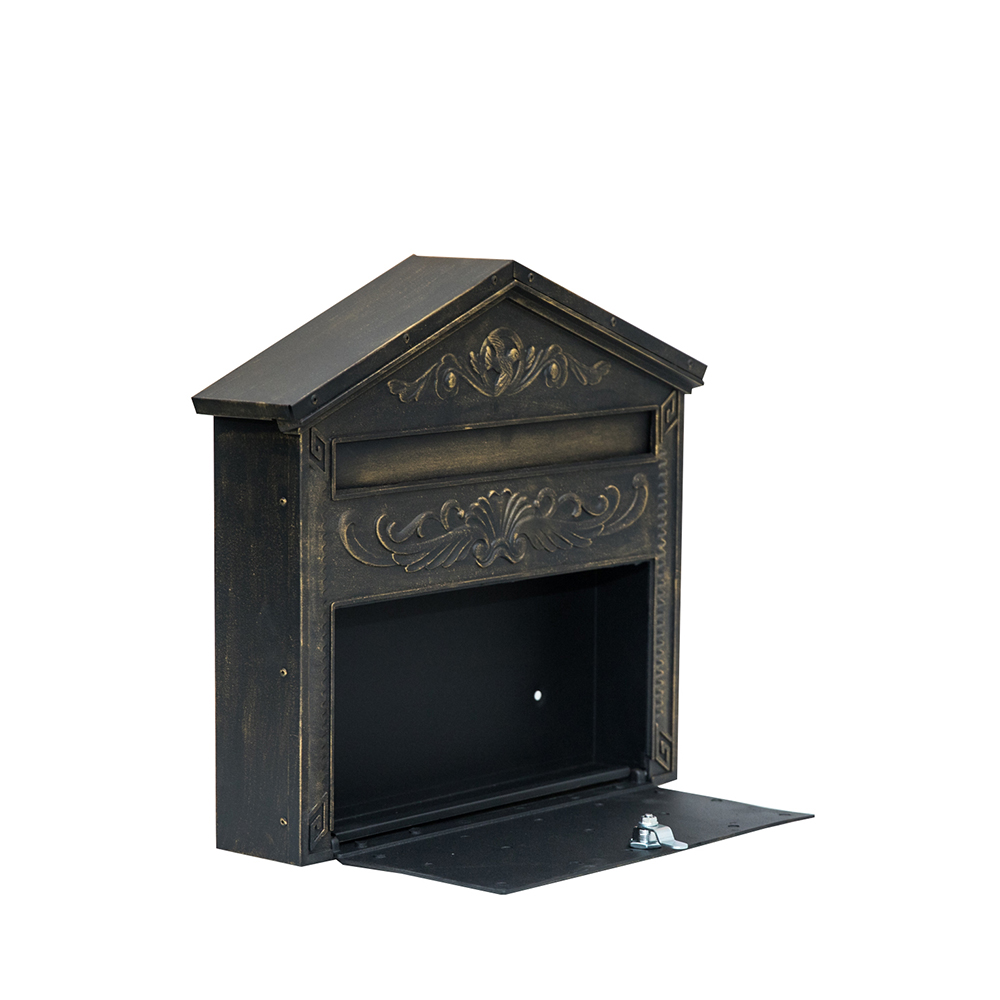 Outdoor metal wall mounted modern mailbox