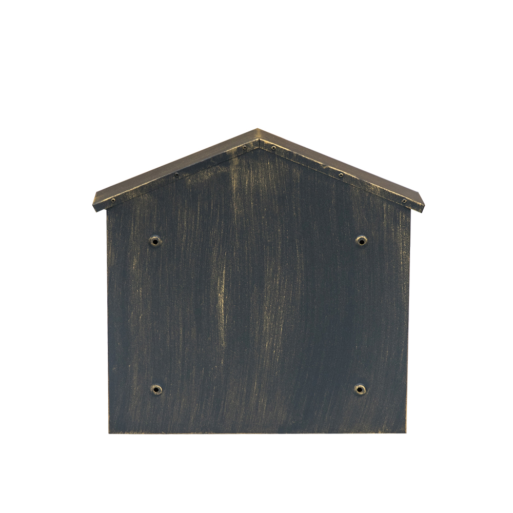 Outdoor metal wall mounted modern mailbox
