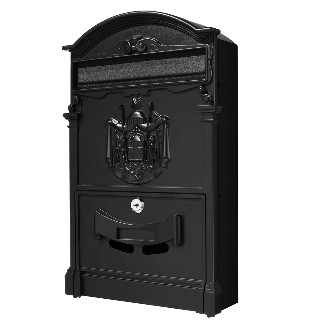 Traditional Decorative Cast Aluminum Curbside Mailbox
