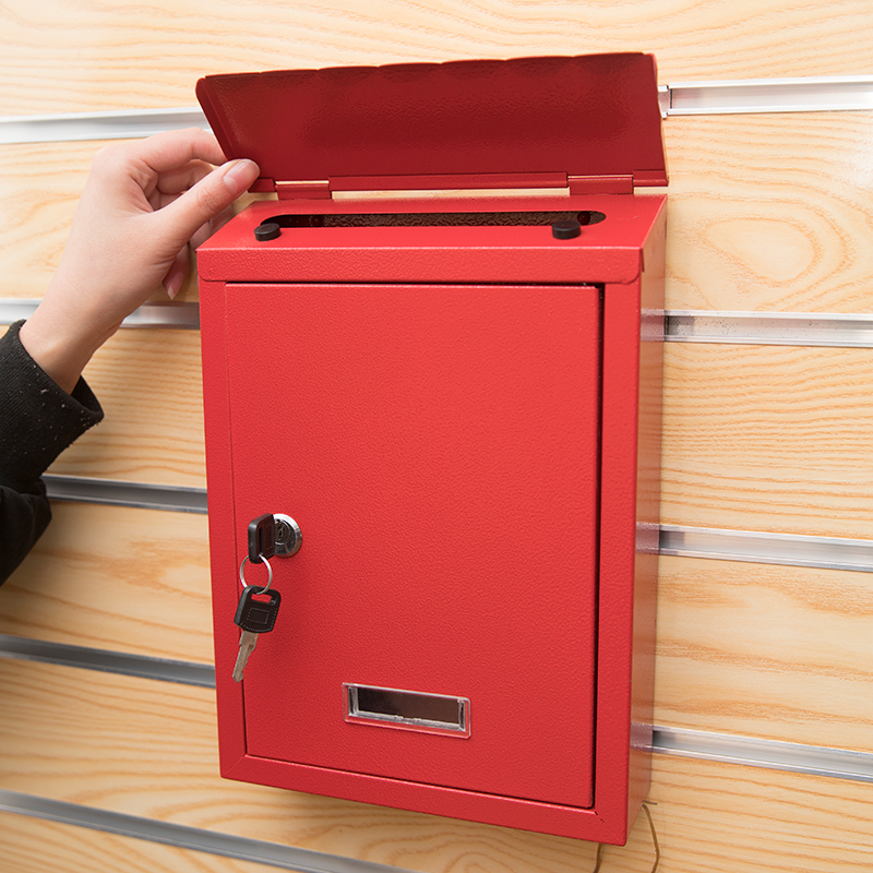 Small Red Color Outdoor Weatherproof Mailboxes