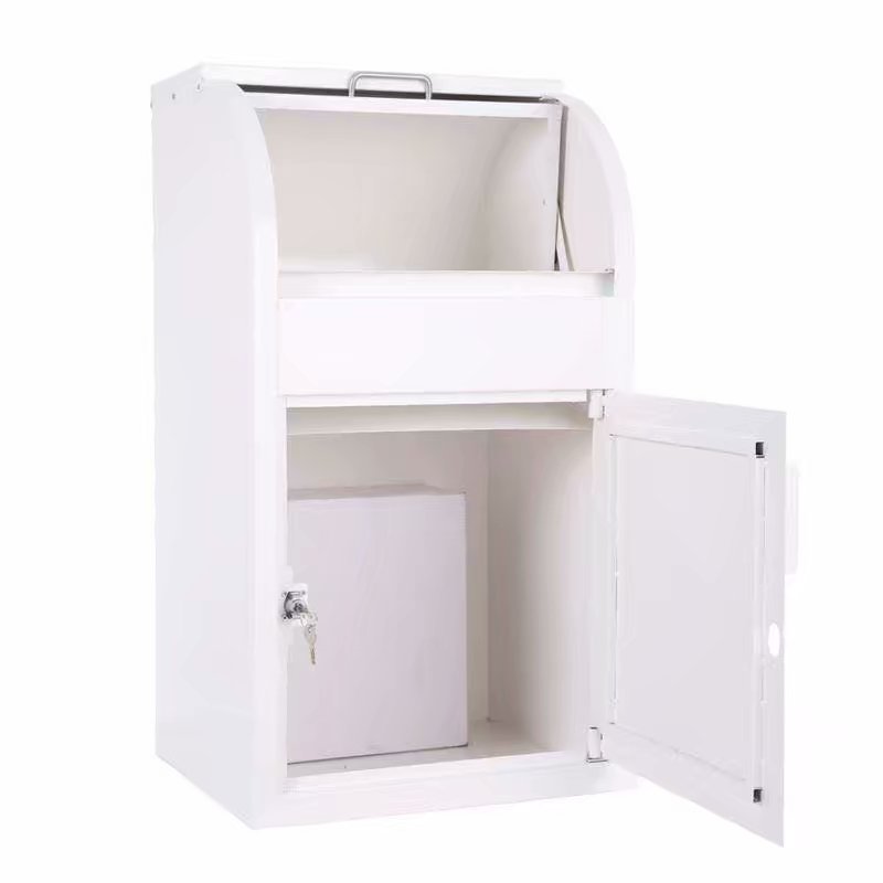 Wall mounted waterproof parcel box 