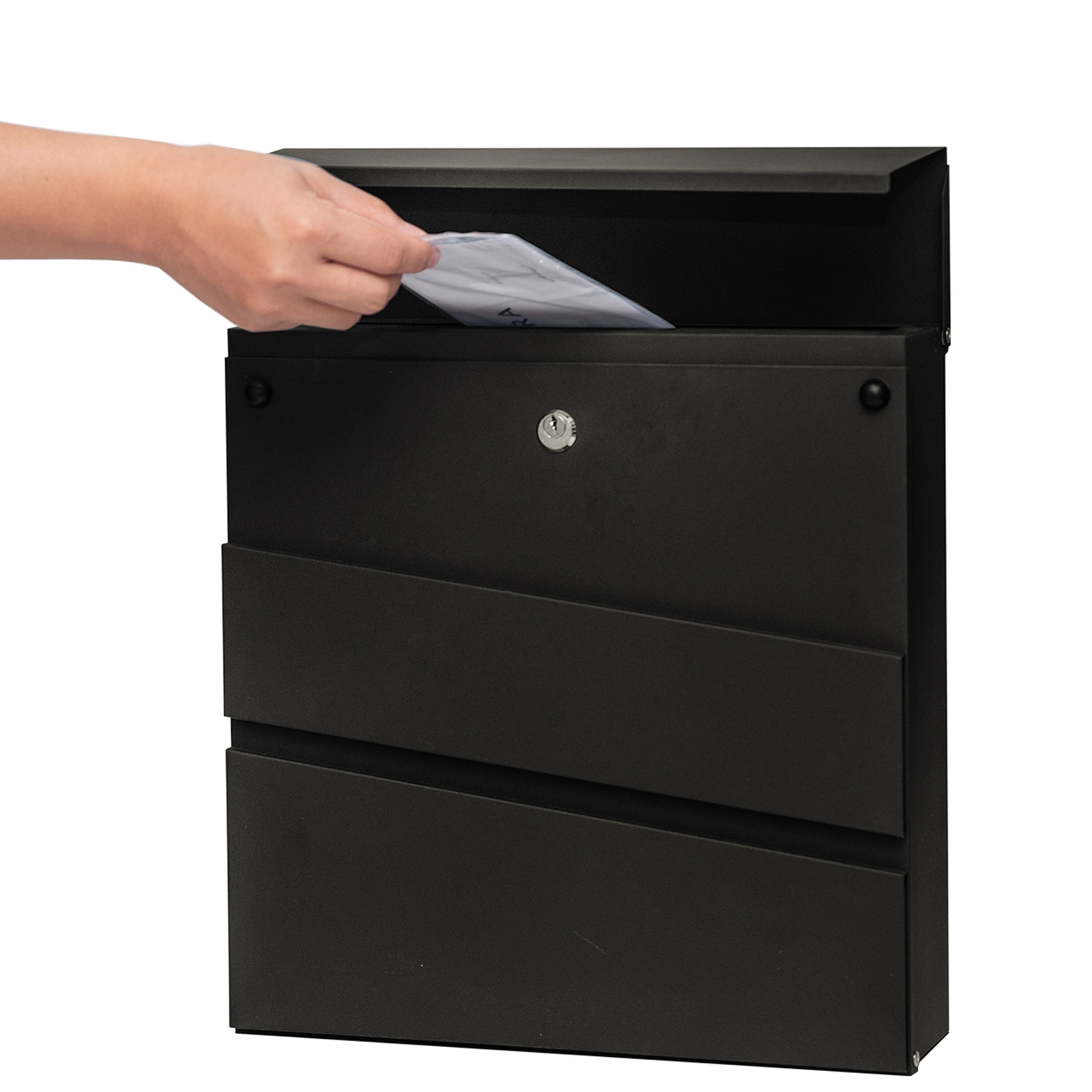 Modern Design Lockable Letter Mailboxes Metal Mailboxes
