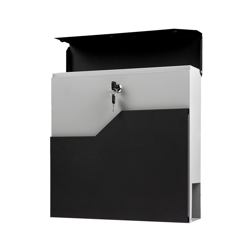 Outdoor metal wall mounted modern mailbox