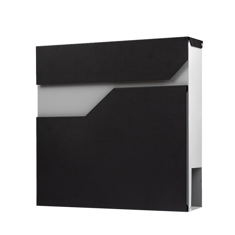 Outdoor metal wall mounted modern mailbox